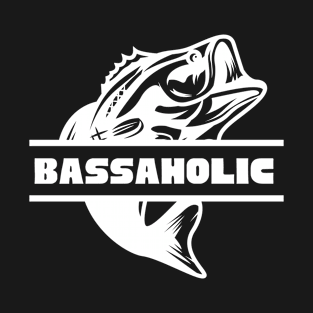 Bassaholic - Funny Bass Fishing T-Shirt