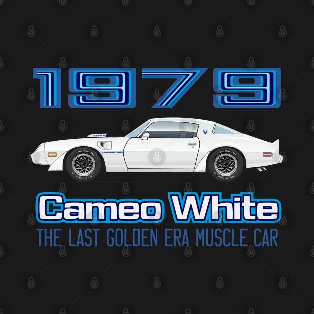 Factory Colors-Cameo White w. Blue Graphics by ArtOnWheels