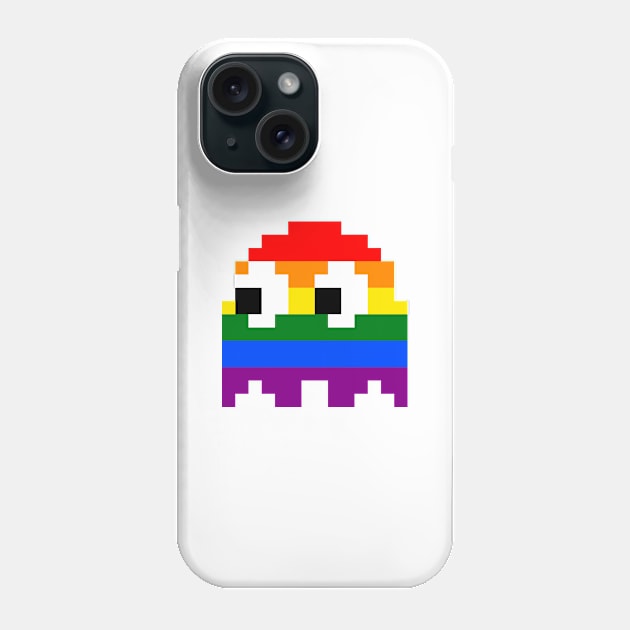 Rainbow Ghost Phone Case by PixelFaces