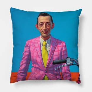 pee wee herman colorful art, Paul Reubens Pillow