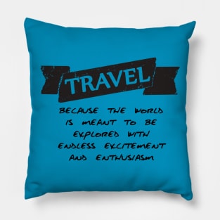 Travel The World Pillow