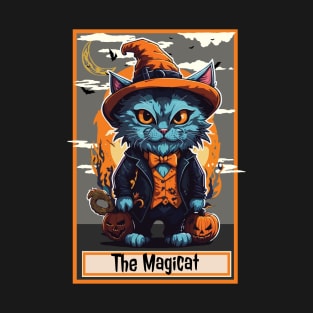 The Magicat -  Blue Witch Cat T-Shirt