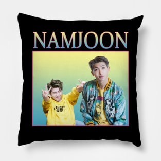 bts - Namjoon rm retro style Pillow