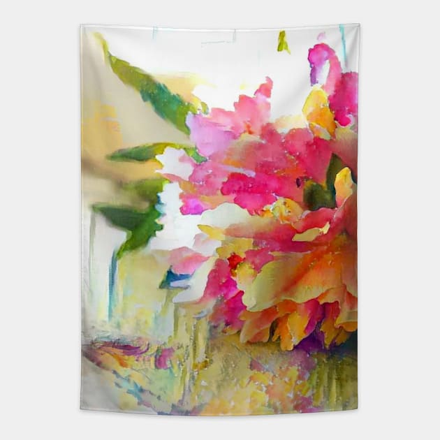 Peony Tapestry by Mistywisp