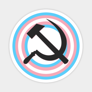 Trans Pride Communist Magnet