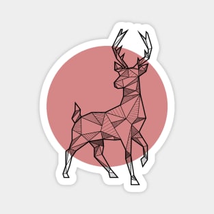 Deer - Geometric Animals Magnet