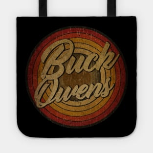 arjunthemaniac,circle vintage retro faded Buck Owens Tote