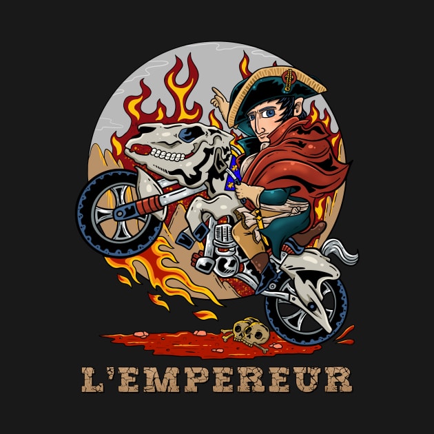 Emperor's Triumph: Napoleon Crossing the Alps in Metal by Holymayo Tee