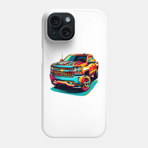 Chevy Silverado Phone Case by Vehicles-Art