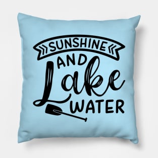 Sunshine and Lake Water Camping Kayaking Pillow