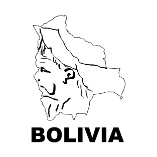 A funny map of Bolivia T-Shirt