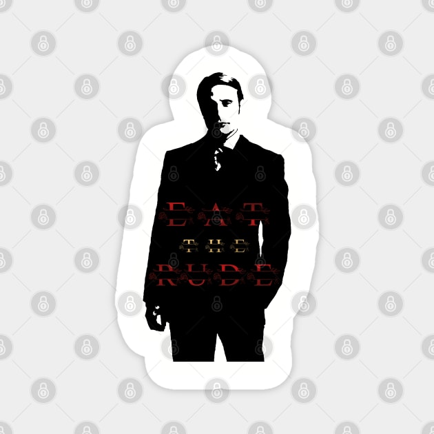 Hannibal Lecter 01 - Mads Mikkelsen Magnet by SATVRNAES