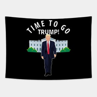 Time To Go Trump Tapestry