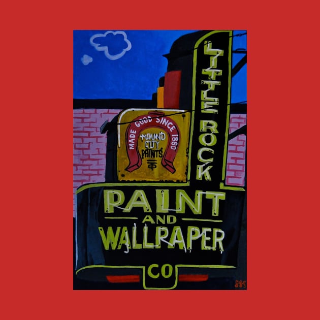 Little Rock Paint and Wallpaper by SPINADELIC