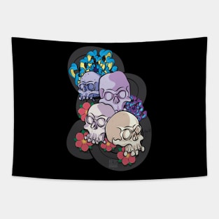 4JapSkulls Tapestry