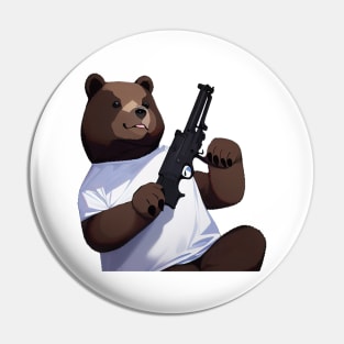 Bear Gun Pin