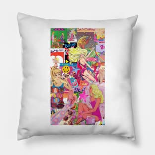 Barbie Collage Pillow