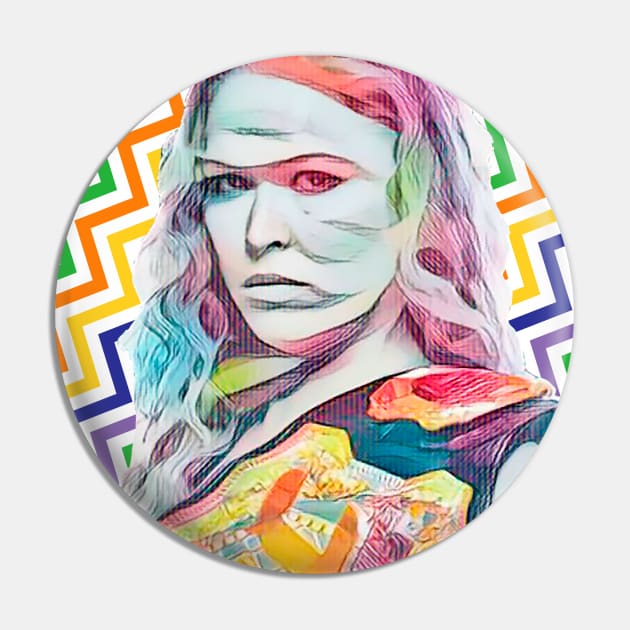 Rowdy Ronda Colorful Pin by FightIsRight