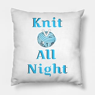 Knit All Night Pillow