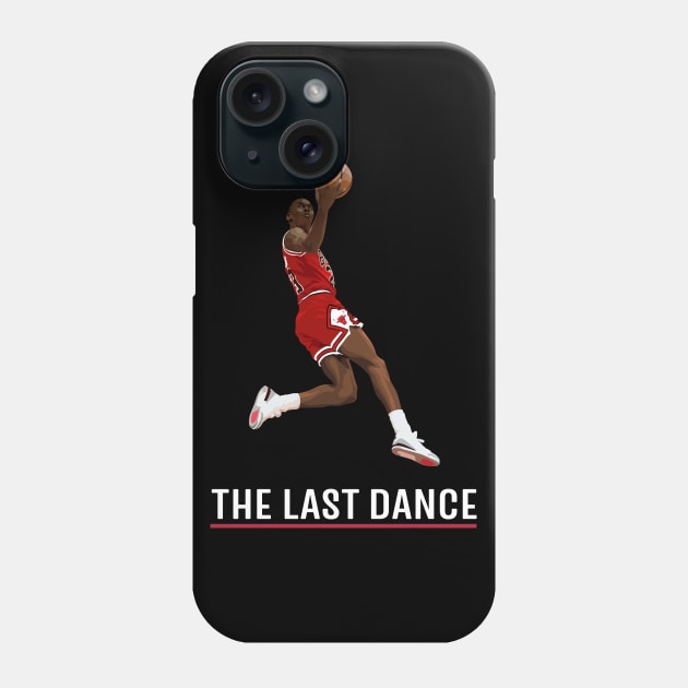 Michael Jordan - The Last Dance - Chicago Bulls Phone Case by midaillustrator