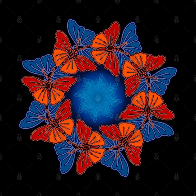 Butterfly mandala by DaveDanchuk