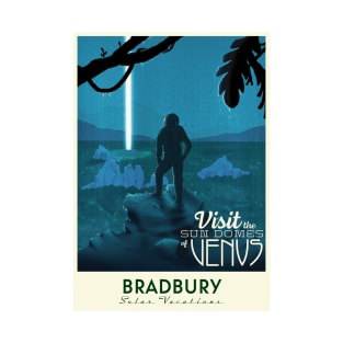 Ray Bradbury - “The Long Rain” Travel Poster T-Shirt