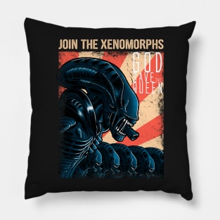 Join the xenomorphs Pillow