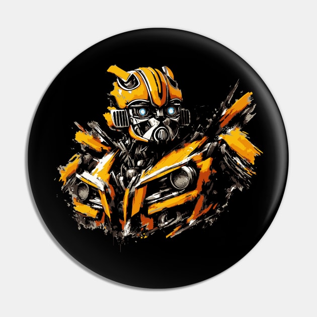 Bee Robot Pin by Ikibrai