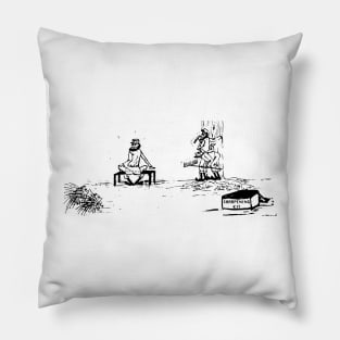 Zoo Humour - Cartoon 0010 - transparent Pillow