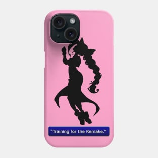 Training for the Remake- Aerith Phone Case