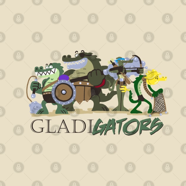 GladiGators Group Pose by CamelCactusCreations