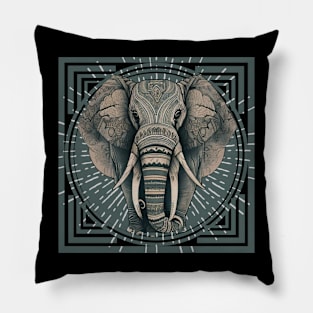 Lucky Exotic Elephant Pillow