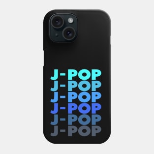 J-POP repeating blue reflections Phone Case