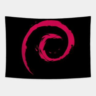 Debian Linux Logo Tapestry