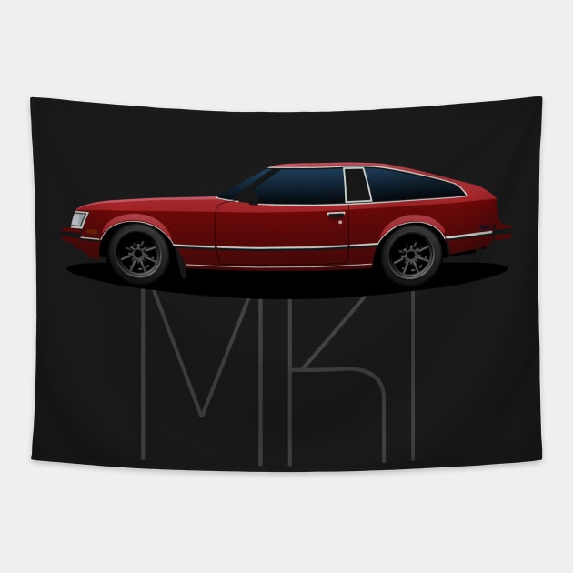 Supra Mk1 Tapestry by AutomotiveArt