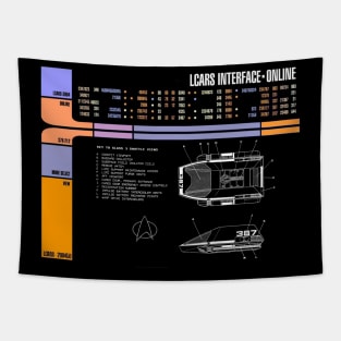 Library Computer Readout Showing Movie Era Shuttle Tapestry