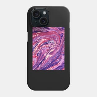 Berry Cheesecake - Abstract Acrylic Pour Painting Phone Case