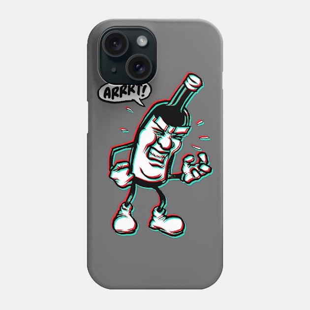 Bob the Bottle in 3D Phone Case by chadsuniverse