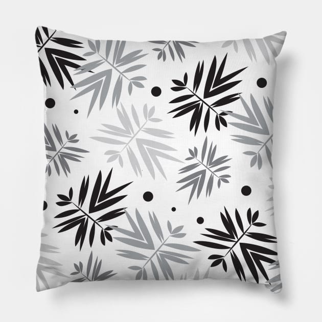 Stylize Leafy Texture 1 Pillow by B&K