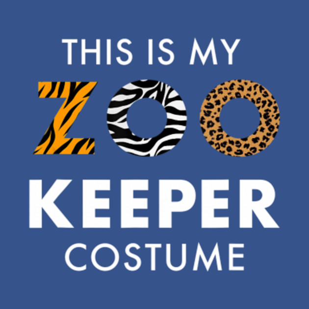 Discover Funny Zoo Keeper Costume T Shirt Simple Halloween - Funny Zoo Keeper Costume - T-Shirt