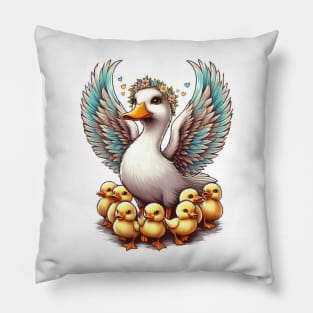 Feathered family forever! Pillow