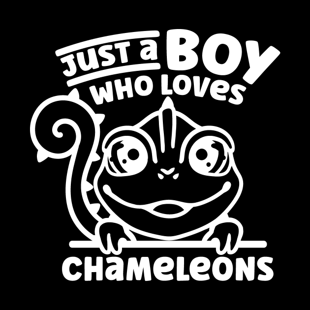 Just A Boy Who Loves Chameleons - Chameleon by fromherotozero