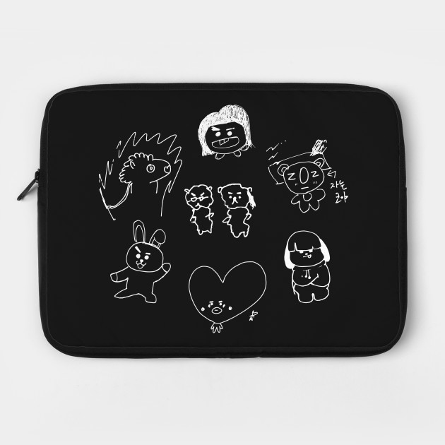 bts laptop pouch