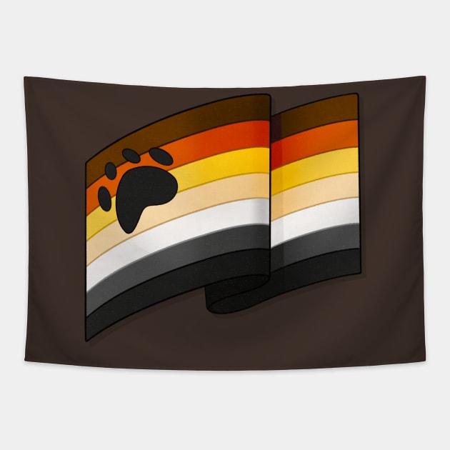 Bear Flag (Woof) Tapestry by Wholly Travioli