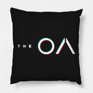 The OA Glitch Blur Pillow