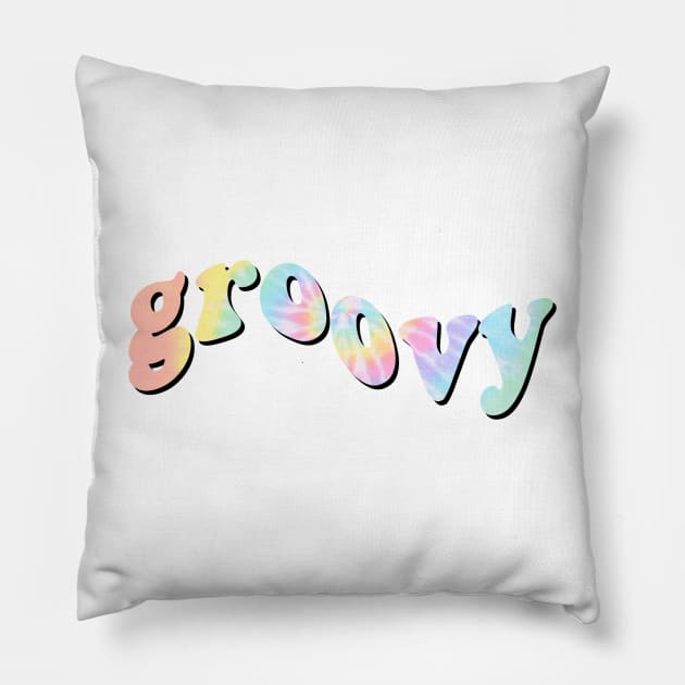 Groovy Tie Dye Pillow by nats-designs