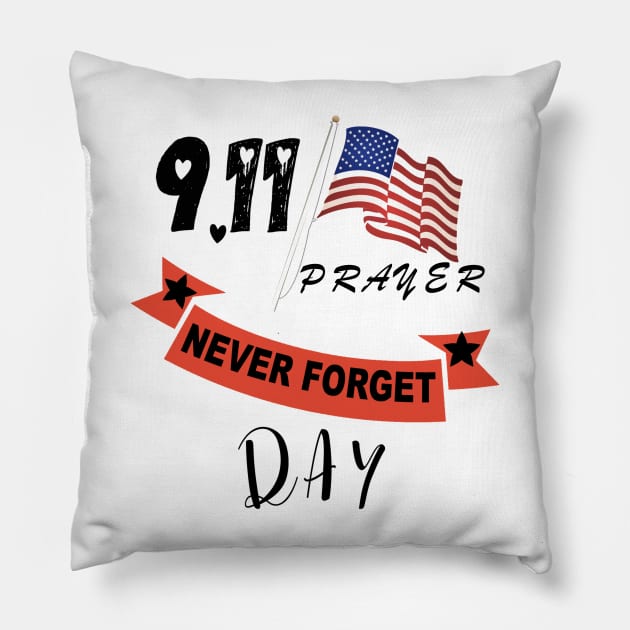 Patriot prayer 9.11 Pillow by NSRT