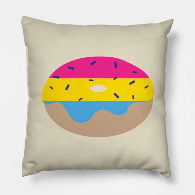 Pansexual Donut Pillow by Satyn