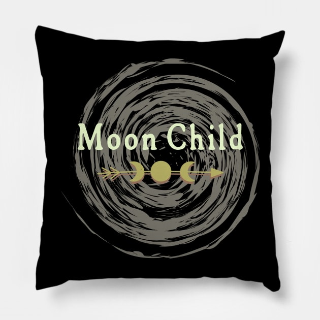 Moon Child Pillow by Apathecary