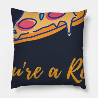 Funny Pizza Design Pillow